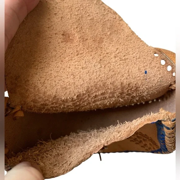 Authentic San Carlos Sonora Mexican  Handcrafted Leather Crossbody Bag Floral - Picture 7 of 12